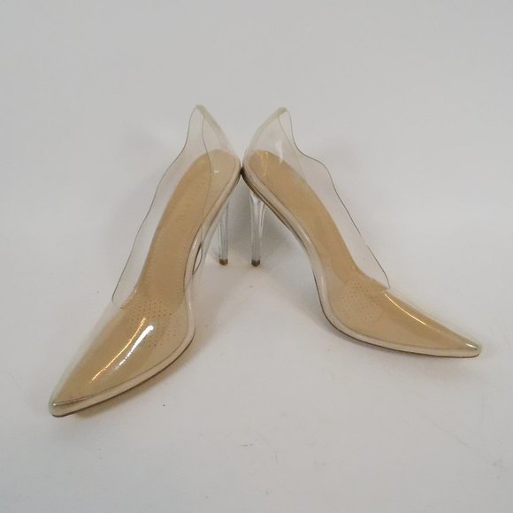 Azalea Wang Shoes - Azalea Wang Clear Stiletto Pumps 8.5 CL3212 0420